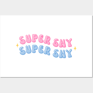 super shy lyrics newjeans Posters and Art